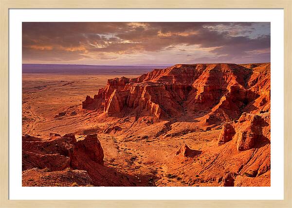 Gobi Desert Sunset Serenity