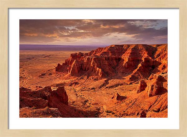 Gobi Desert Sunset Serenity