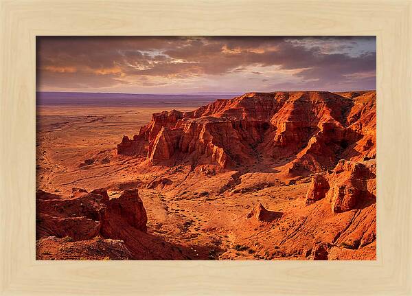 Gobi Desert Sunset Serenity