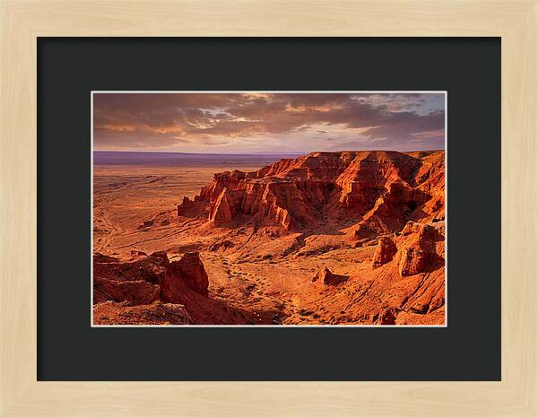 Gobi Desert Sunset Serenity