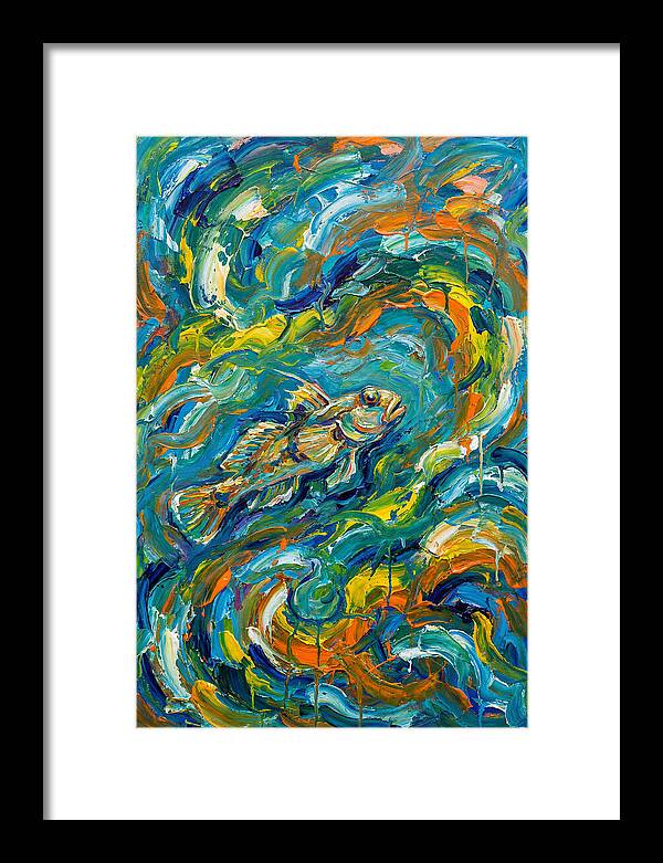 Goby In Vibrant Swirls