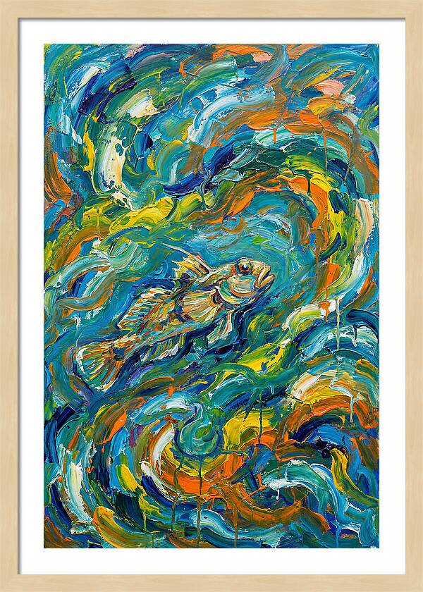 Goby In Vibrant Swirls