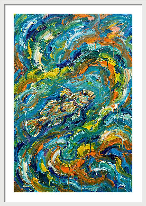Goby In Vibrant Swirls