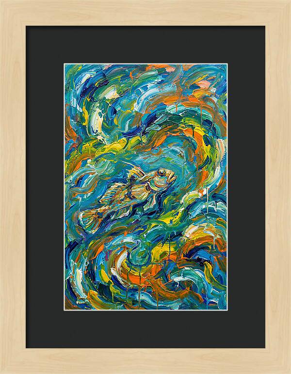 Goby In Vibrant Swirls