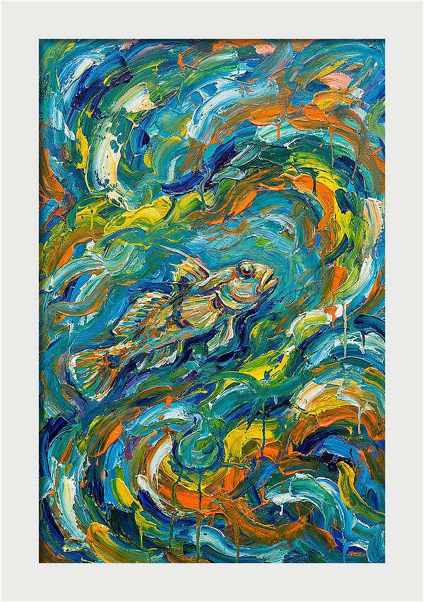 Goby In Vibrant Swirls