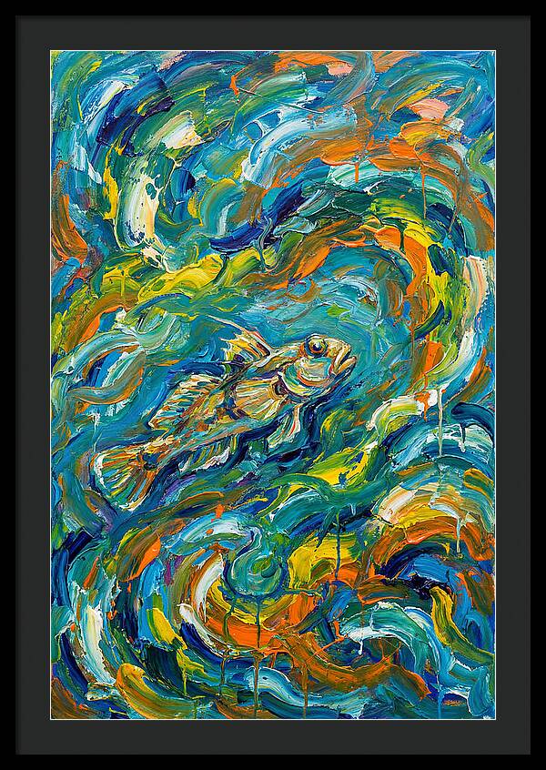 Goby In Vibrant Swirls