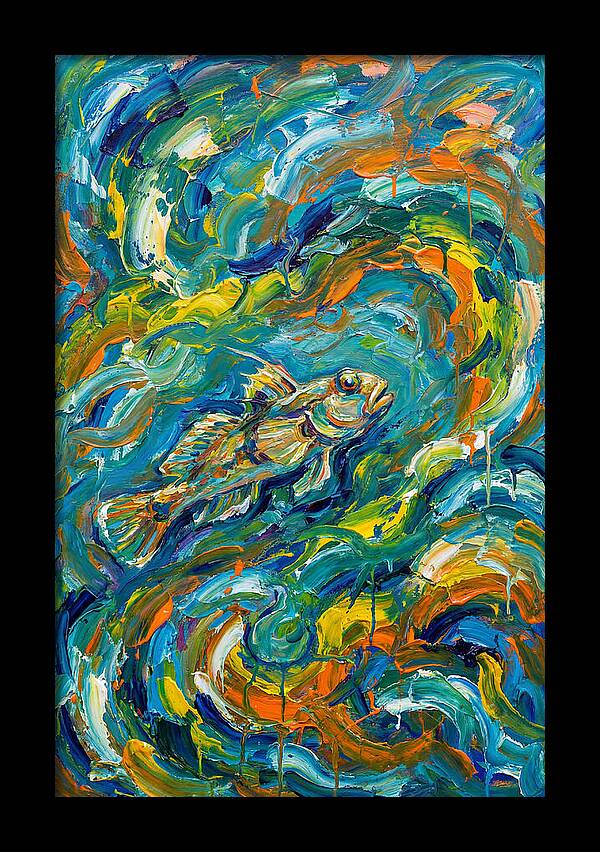 Goby In Vibrant Swirls