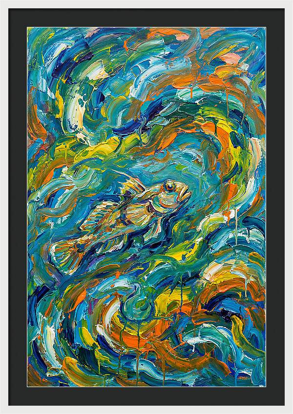 Goby In Vibrant Swirls