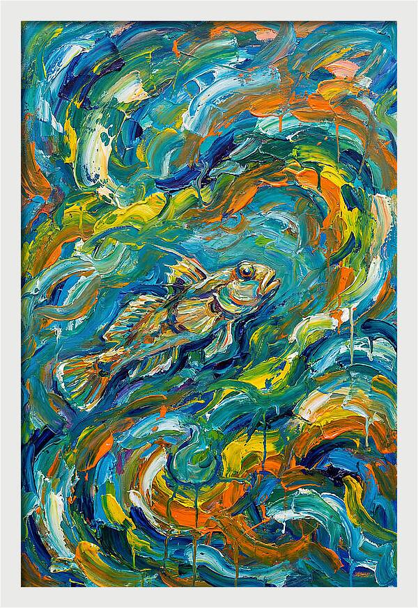 Goby In Vibrant Swirls