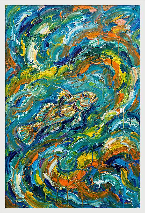 Goby In Vibrant Swirls