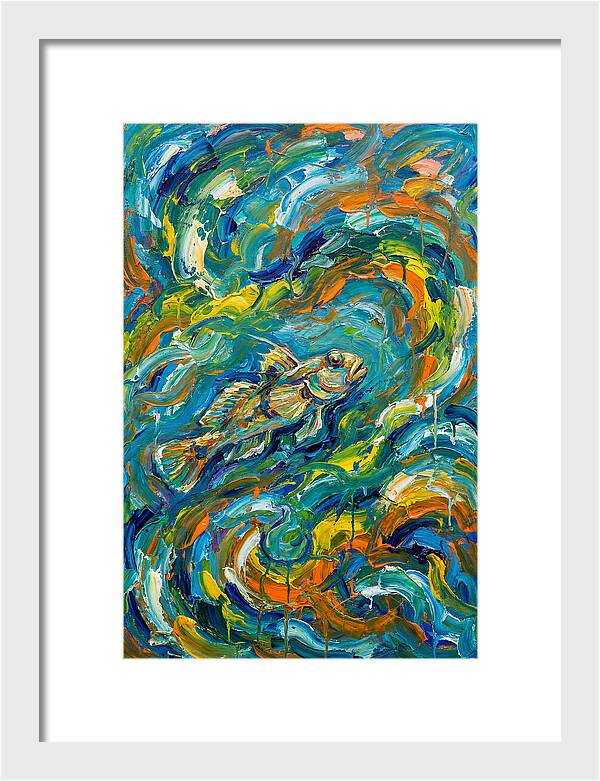 Goby In Vibrant Swirls