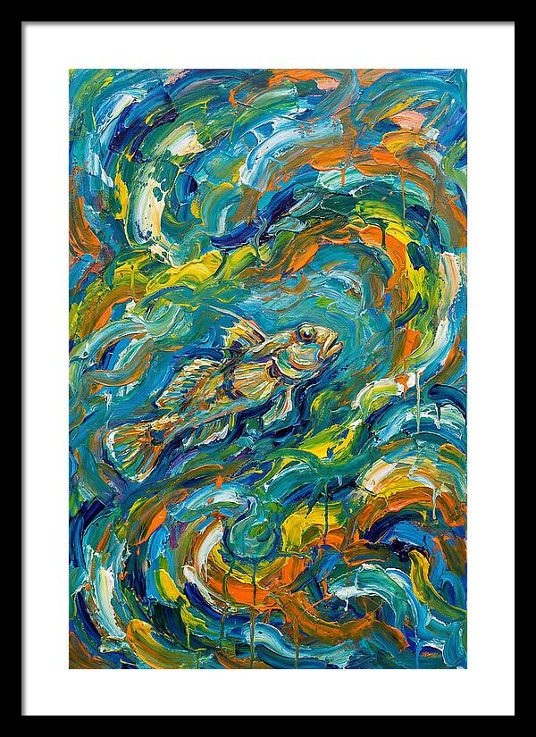 Goby In Vibrant Swirls