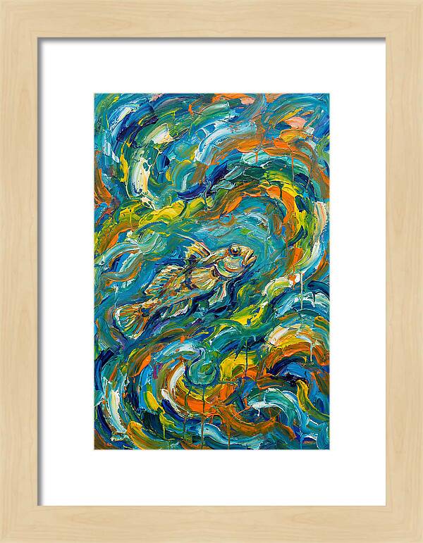 Goby In Vibrant Swirls