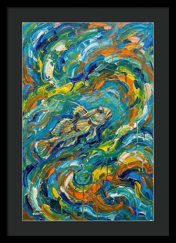 Goby In Vibrant Swirls