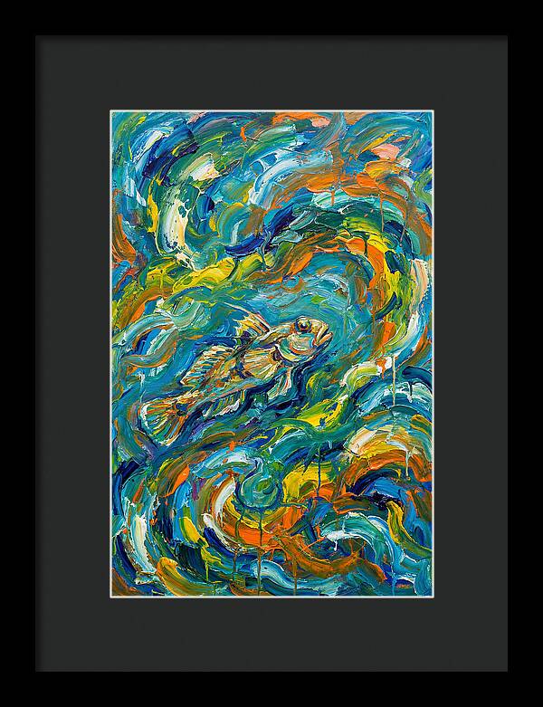 Goby In Vibrant Swirls