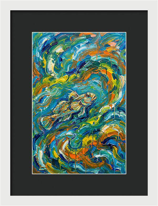 Goby In Vibrant Swirls