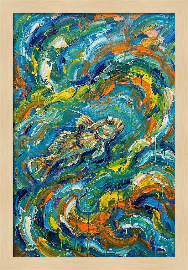 Goby In Vibrant Swirls