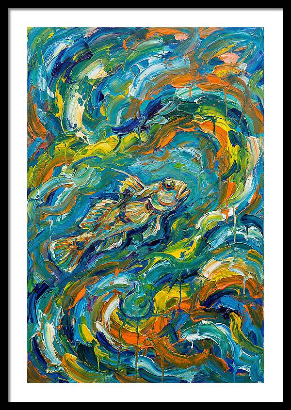 Goby In Vibrant Swirls
