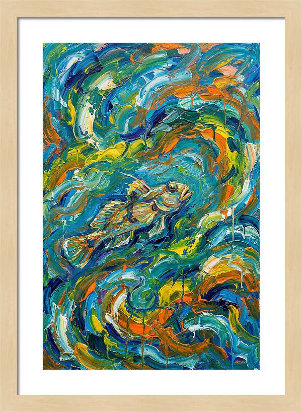 Goby In Vibrant Swirls