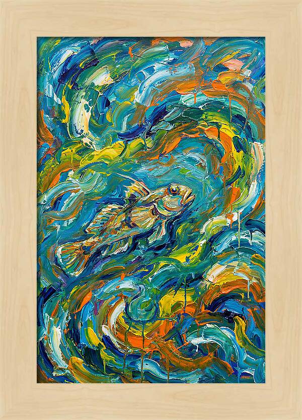Goby In Vibrant Swirls