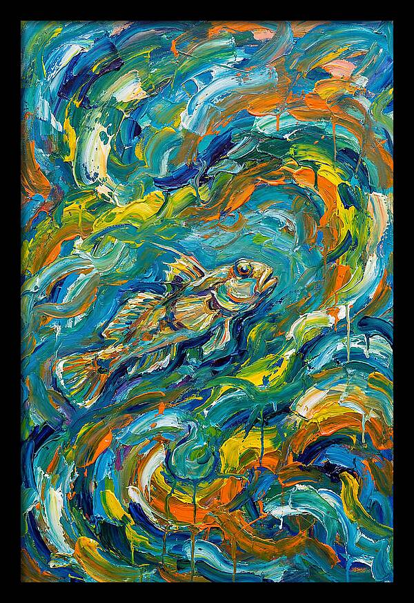 Goby In Vibrant Swirls