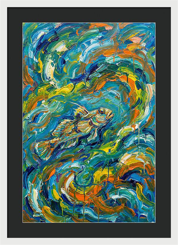 Goby In Vibrant Swirls
