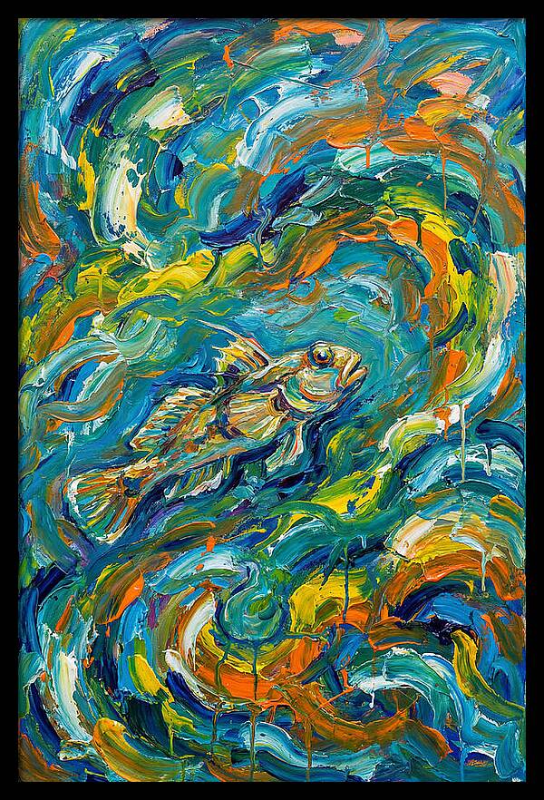Goby In Vibrant Swirls
