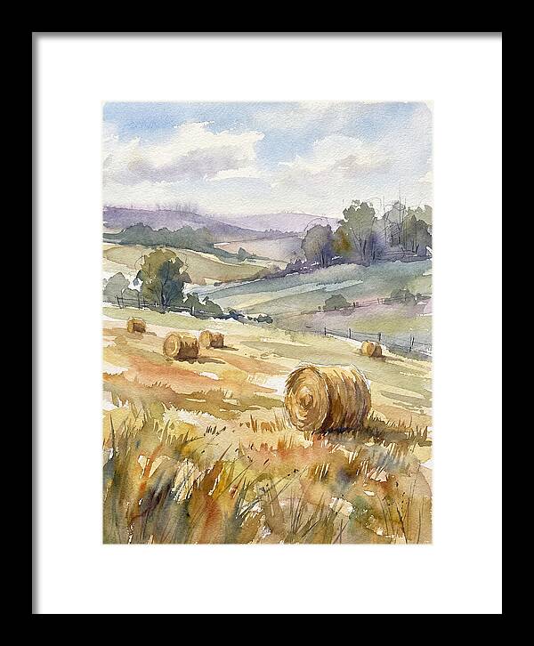 Golden Bales Under Open Skies