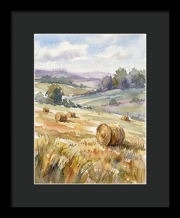 Golden Bales Under Open Skies