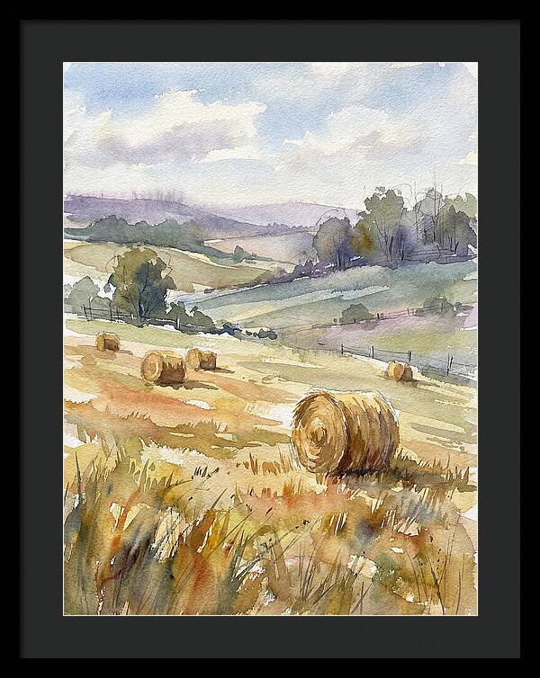 Golden Bales Under Open Skies
