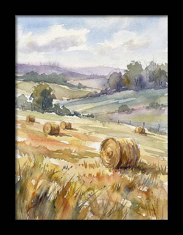 Golden Bales Under Open Skies