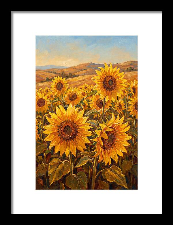 Golden Blooms In Tranquility