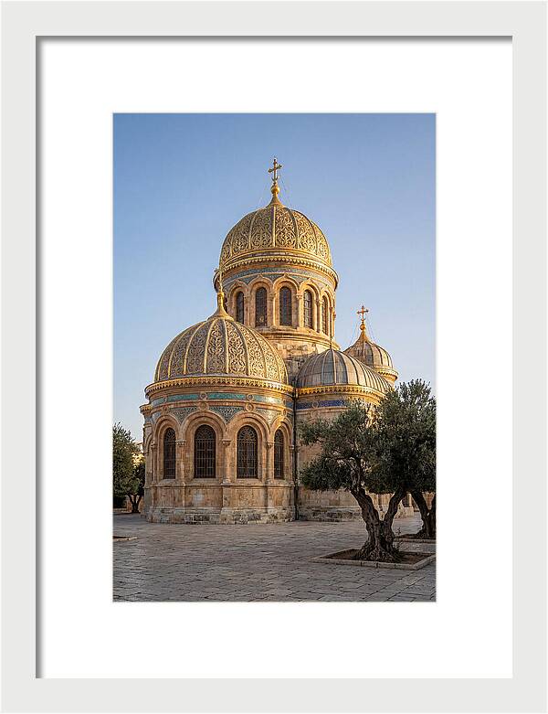 Golden Domes Under Clear Sky