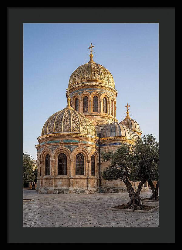 Golden Domes Under Clear Sky