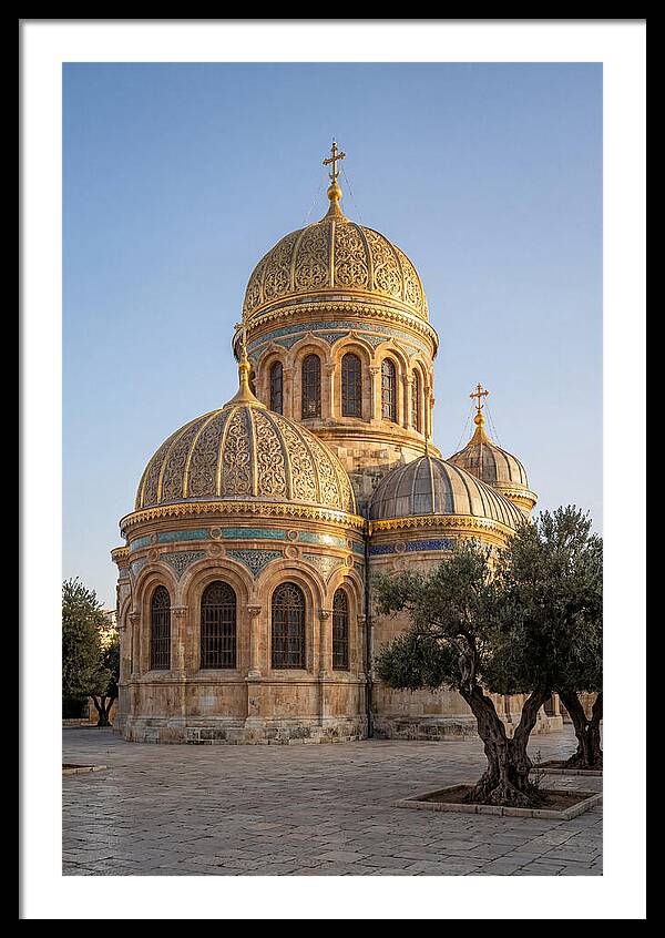 Golden Domes Under Clear Sky