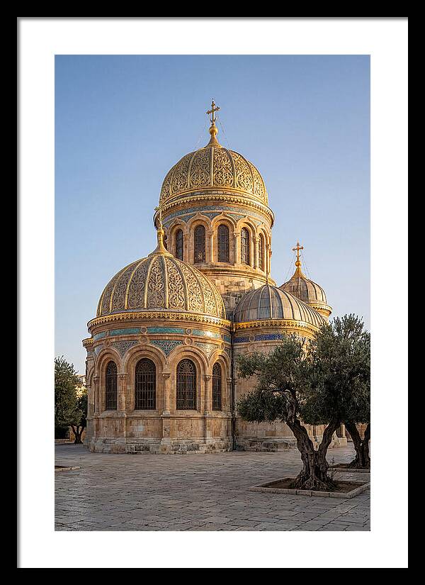 Golden Domes Under Clear Sky