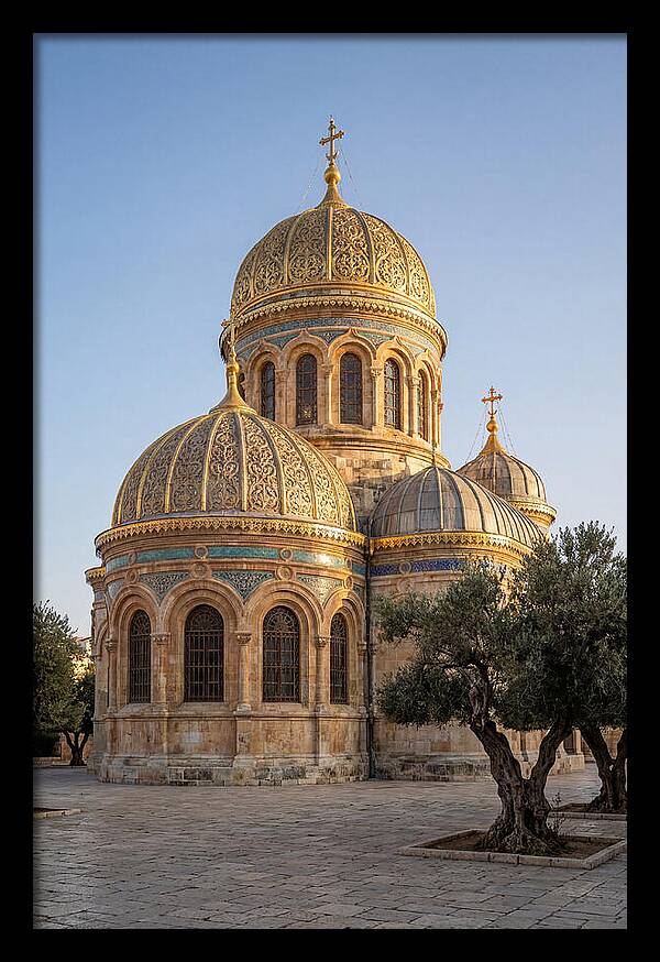 Golden Domes Under Clear Sky