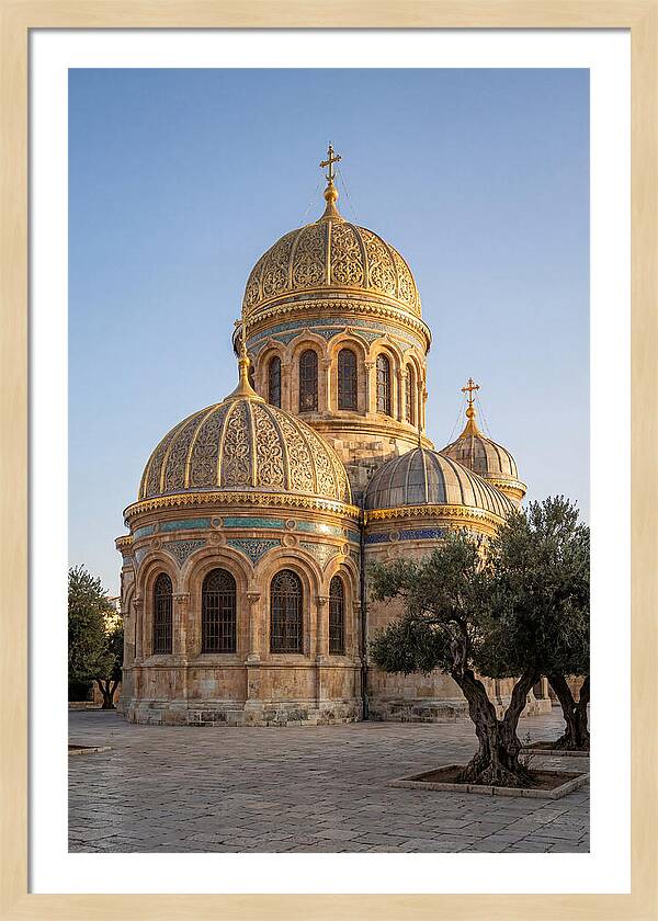 Golden Domes Under Clear Sky