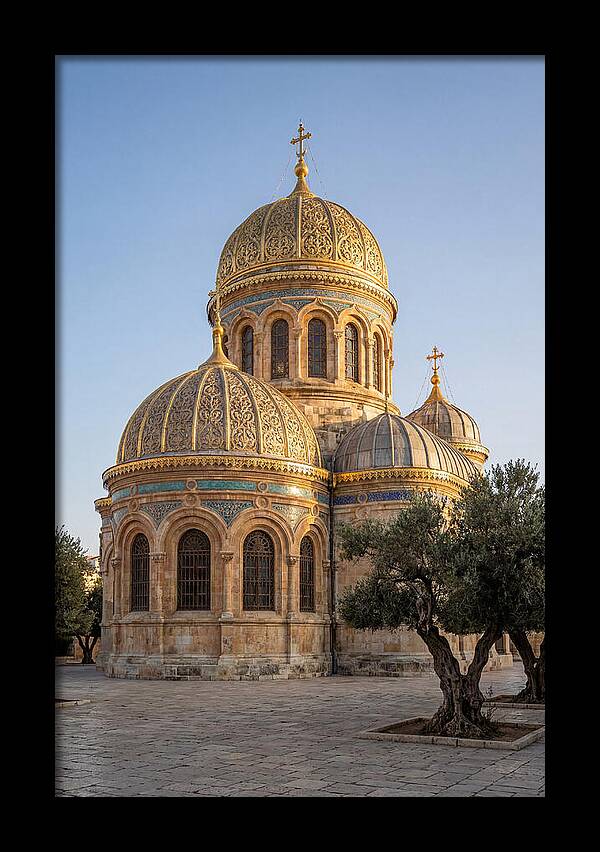 Golden Domes Under Clear Sky