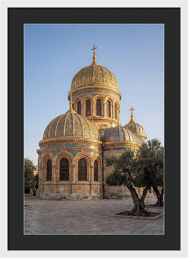 Golden Domes Under Clear Sky