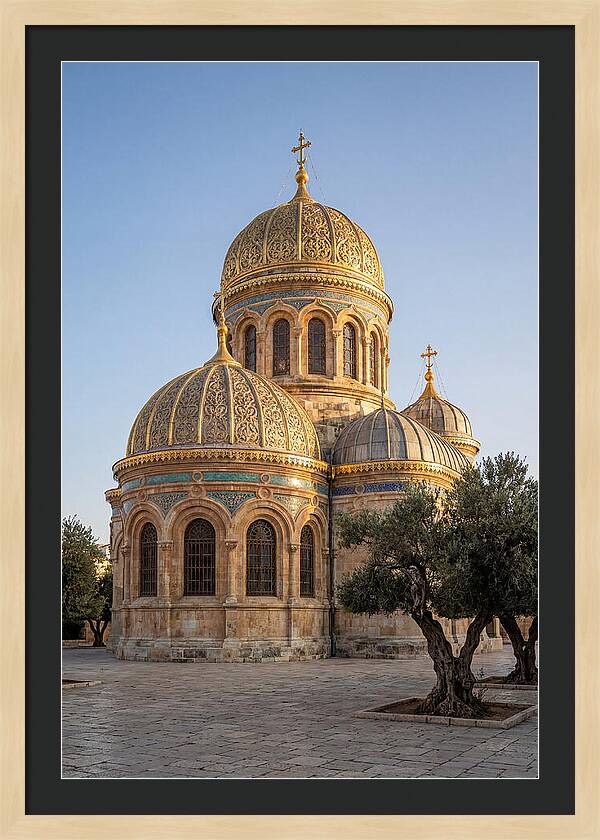 Golden Domes Under Clear Sky