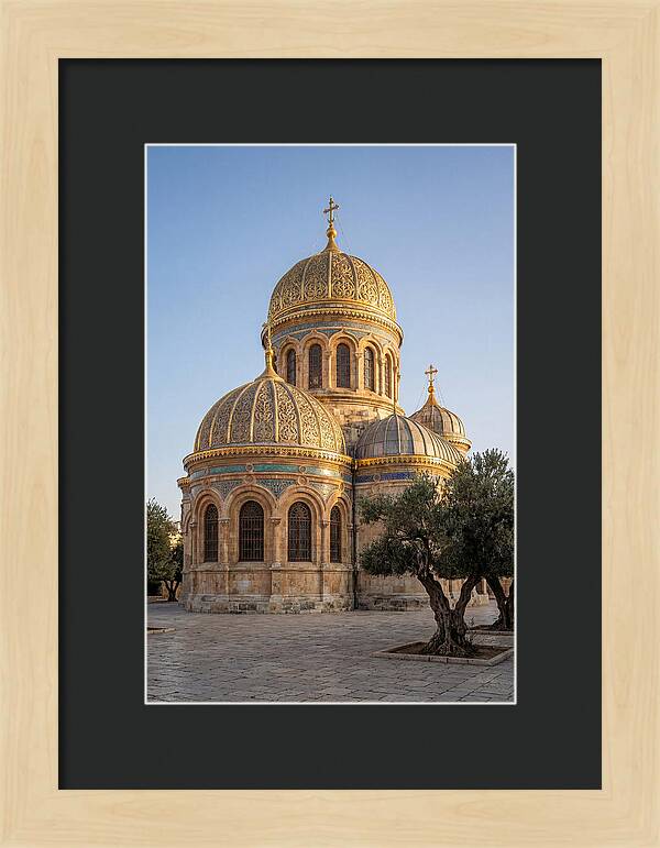 Golden Domes Under Clear Sky