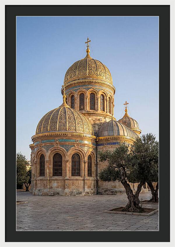 Golden Domes Under Clear Sky