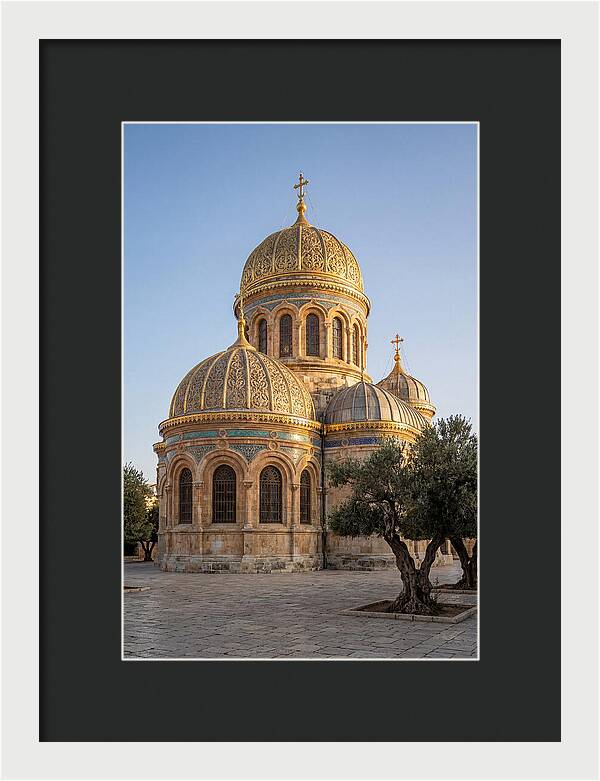 Golden Domes Under Clear Sky