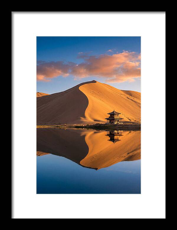 Golden Dunes At Sunset