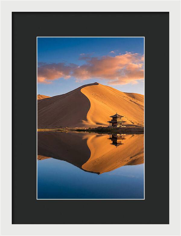 Golden Dunes At Sunset
