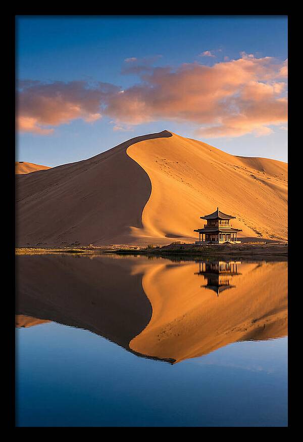 Golden Dunes At Sunset