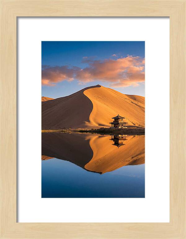 Golden Dunes At Sunset