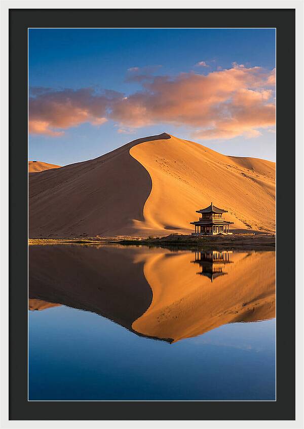 Golden Dunes At Sunset