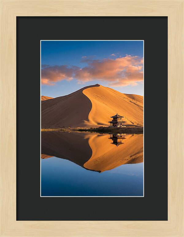 Golden Dunes At Sunset